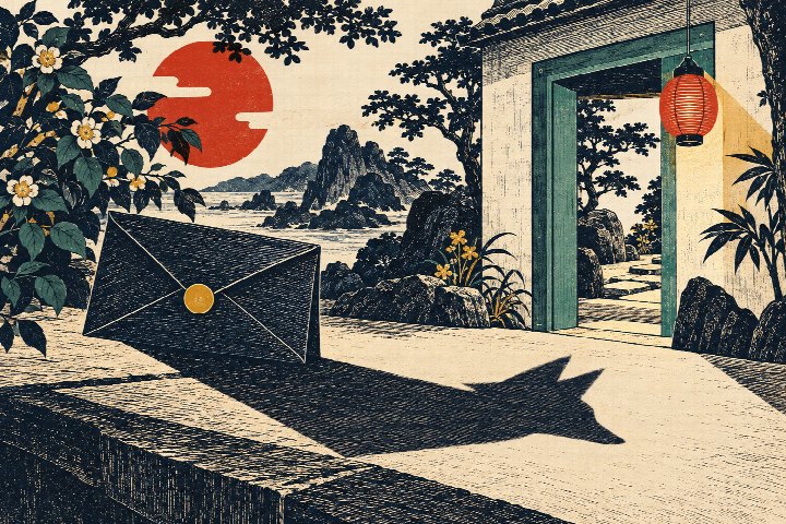 不審な封筒の影と、別に確かめる明るい入口